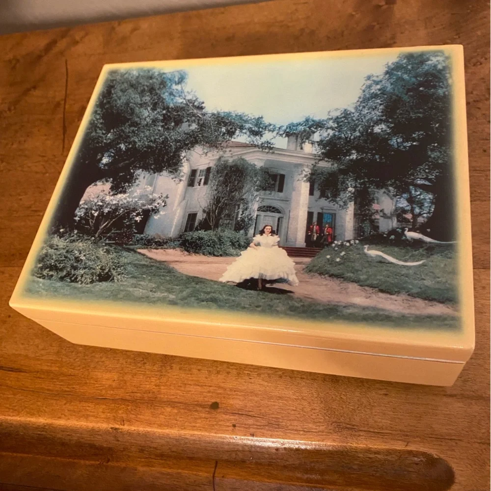 Vtg Gone With The Wind Music Box Heirloom Tradition Numbered Limited Edition